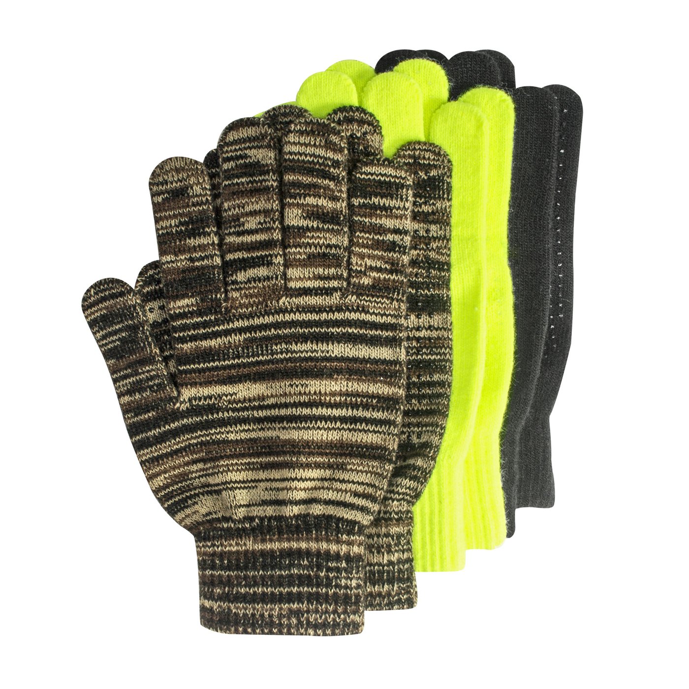 Grip Dot Glove - High Vis Green