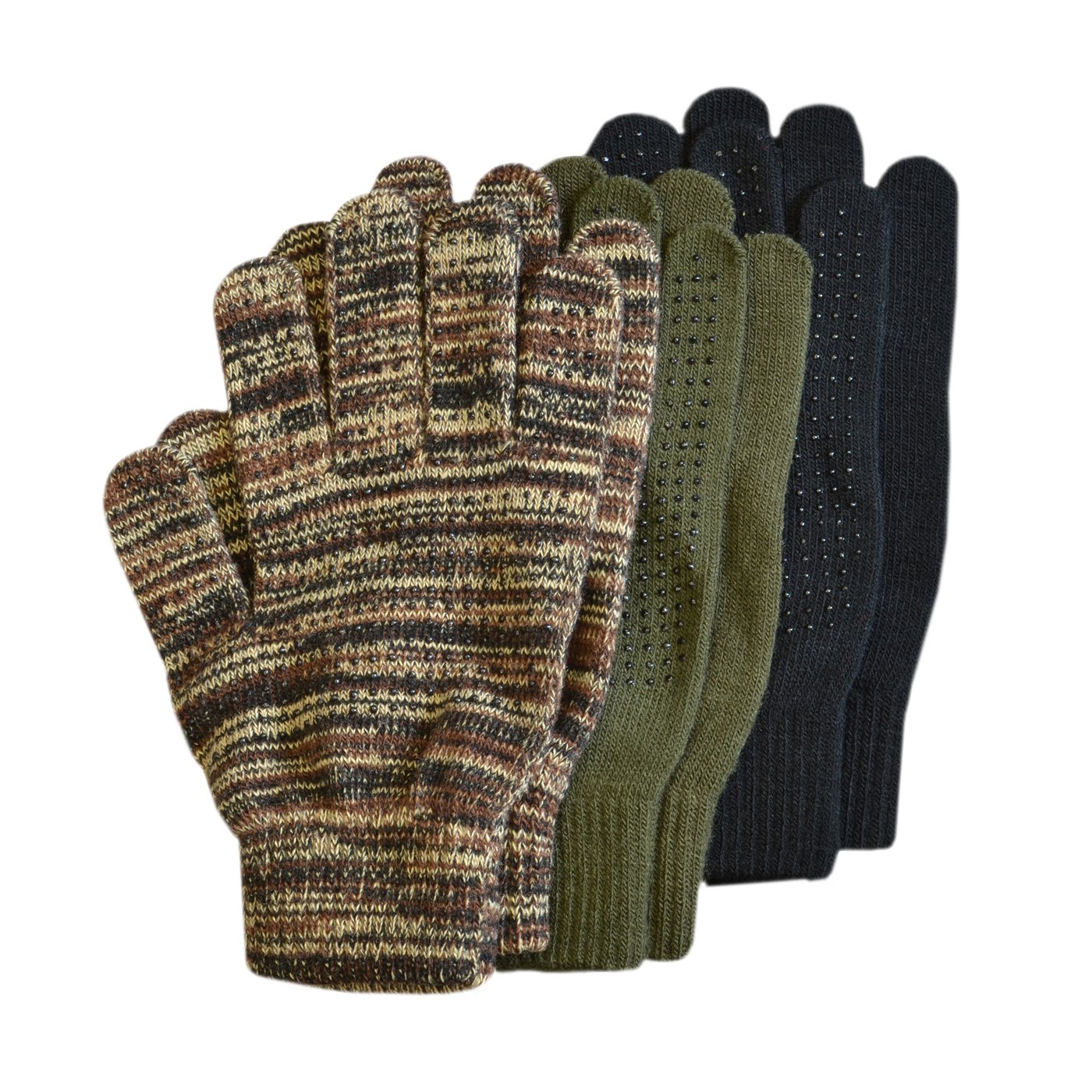 Grip Dot Glove - Loden (3-Pair Packs)