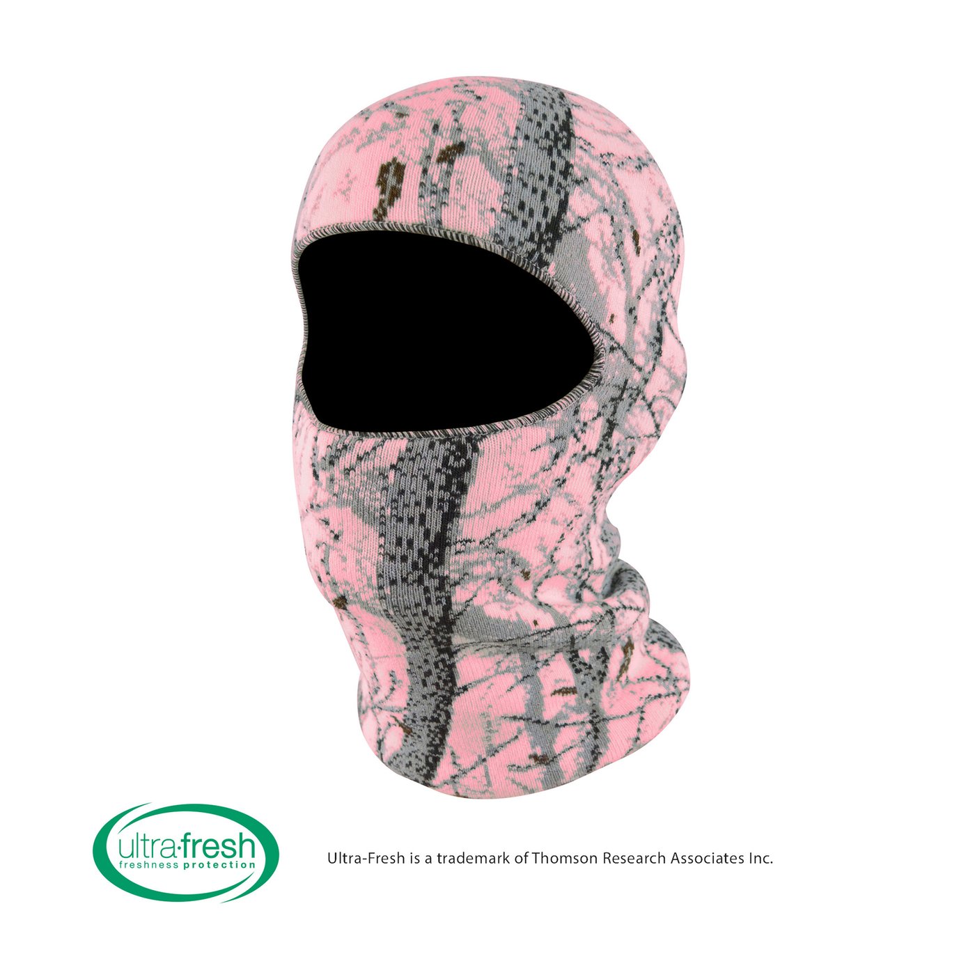 Digital Knit Camo 1-Hole Mask - Adventure Pink