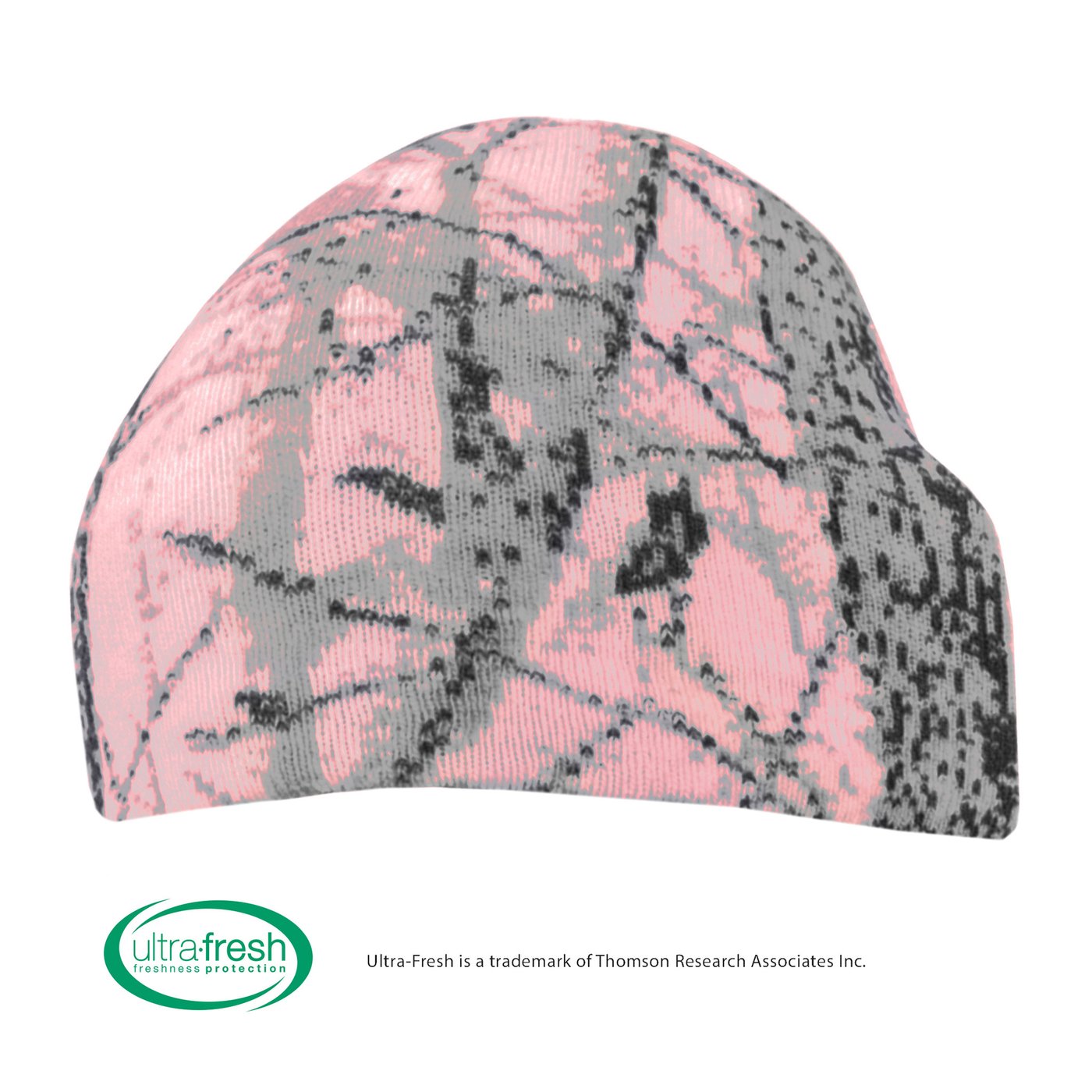 Digital Knit Camo Beanie - Adventure Pink